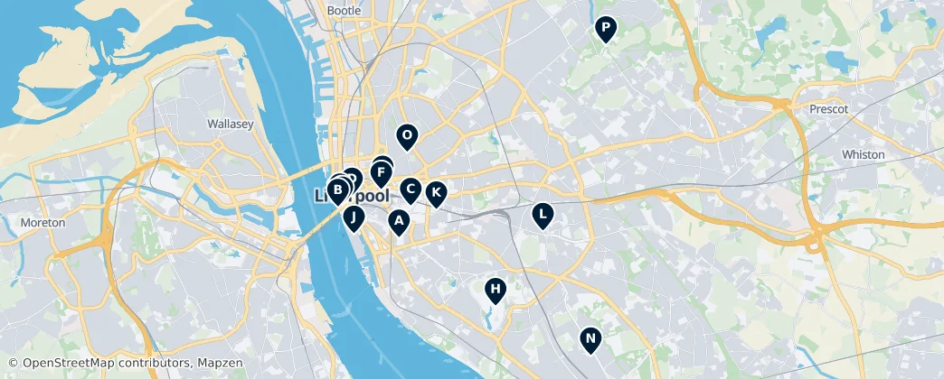 Map of Liverpool