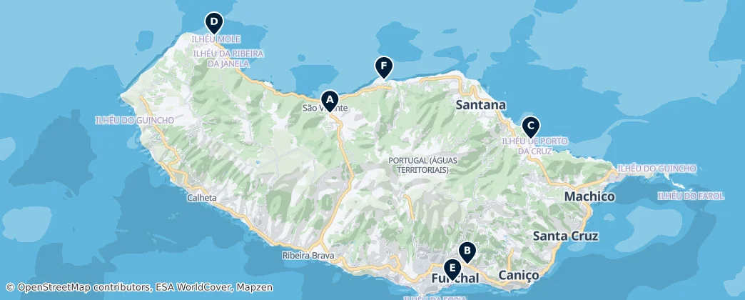 Map of Madeira