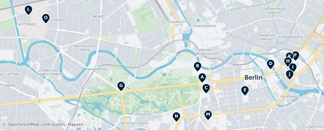 Map of Mitte