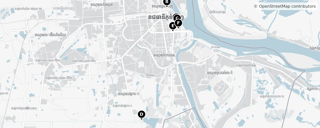 Map of Pnom Penh