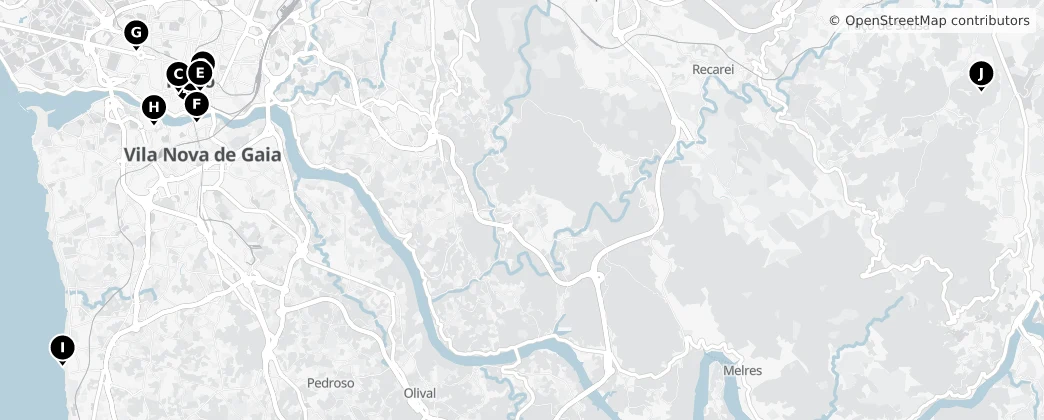 Map of Porto