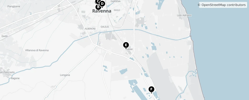 Map of Ravenna