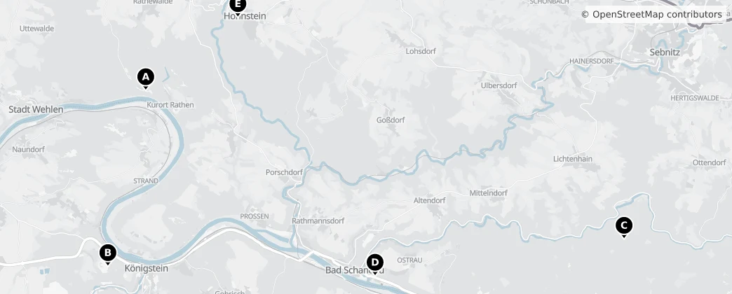 Map of Saksisch-Zwitserland