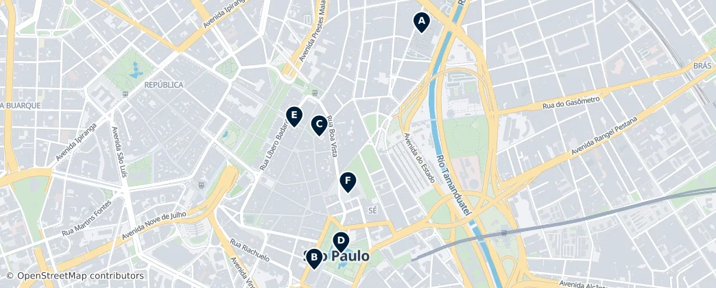 Map of Sé