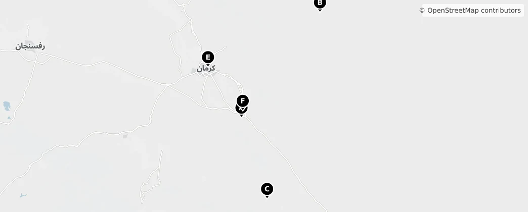 Map of Kerman County