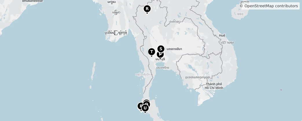 Map of Thailand