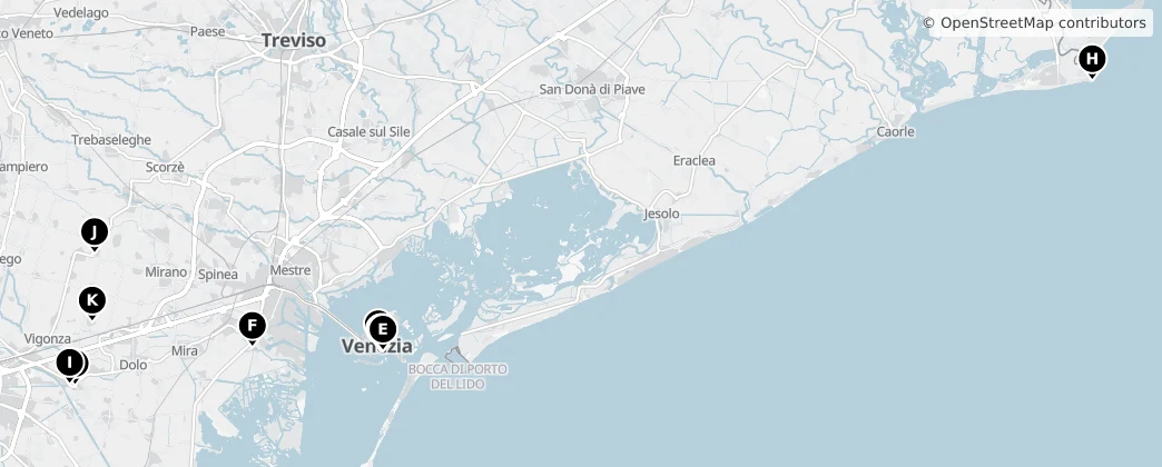 Map of Venetië