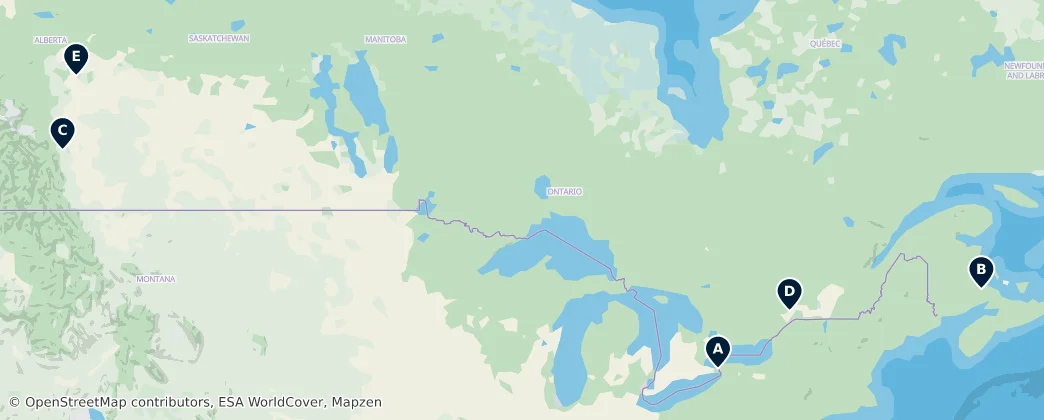 Map of Canada
