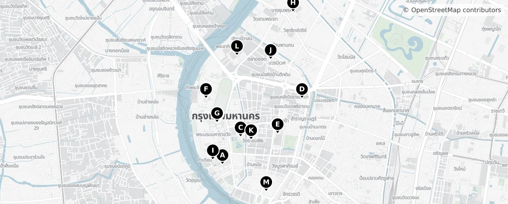 Map of Phra Nakhon