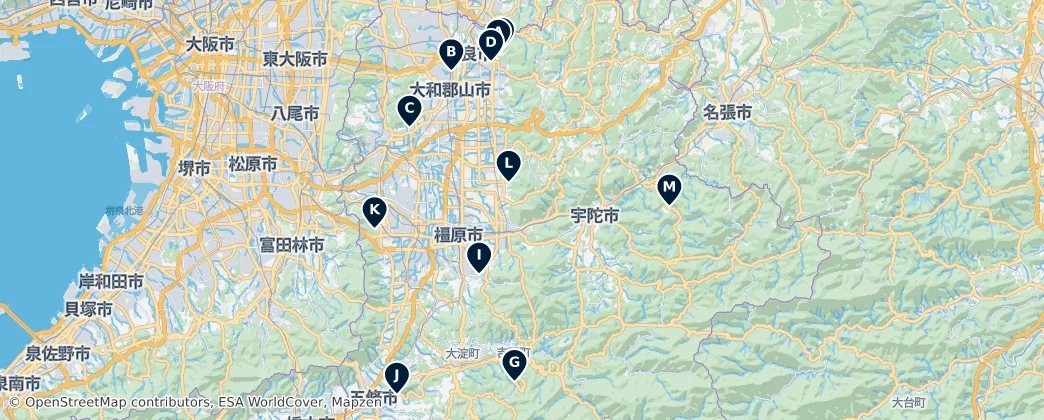 Map of Nara