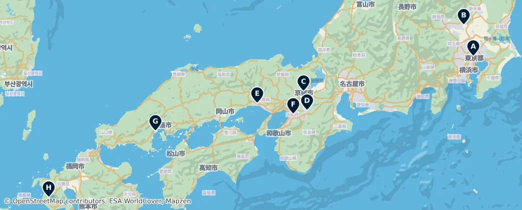 Map of Japan