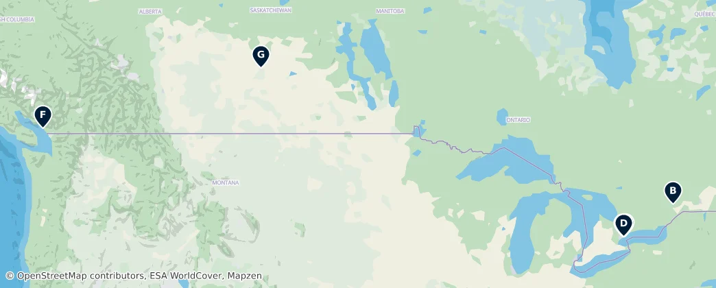 Map of Canada
