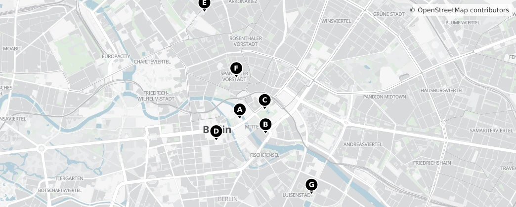 Map of Berlin-Mitte