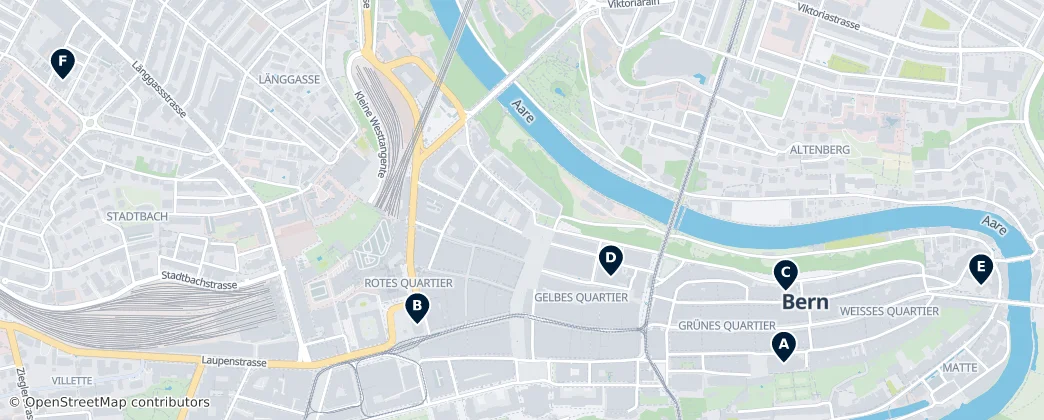 Map of Bern