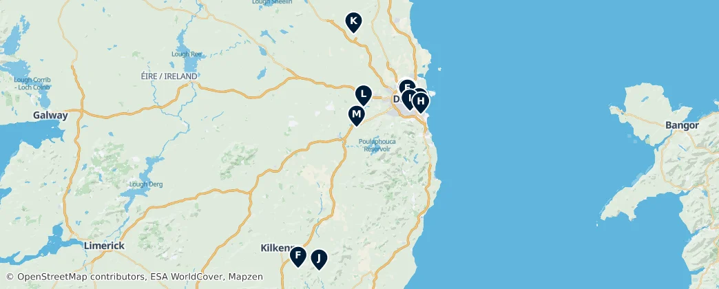 Map of Leinster