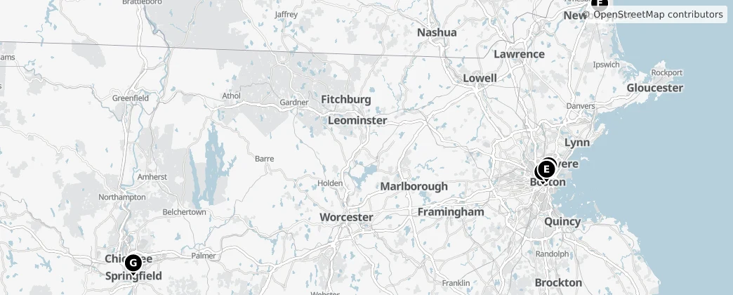 Map of Massachusetts