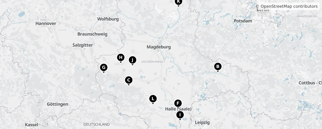 Map of Saksen-Anhalt