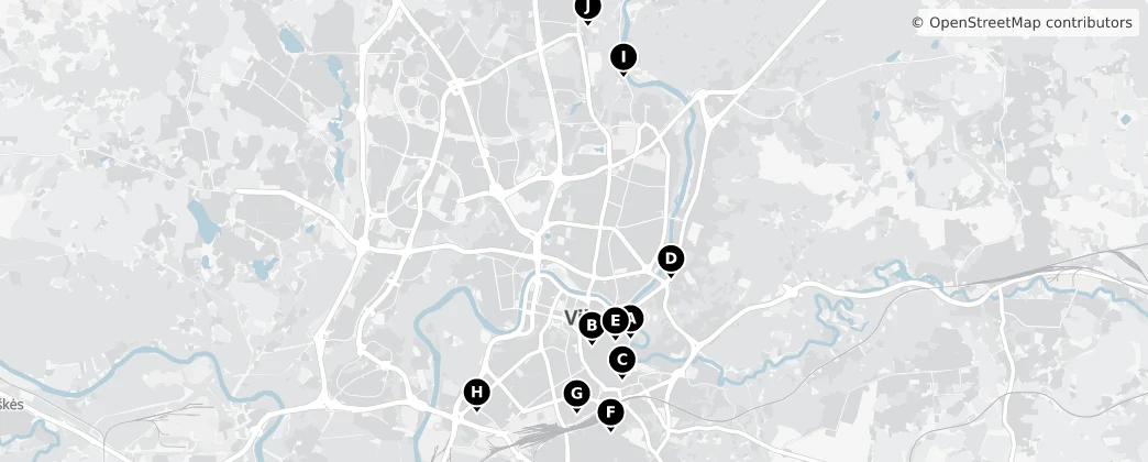 Map of Vilnius