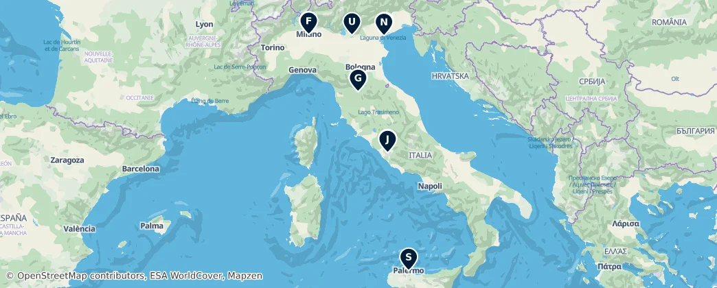 Map of Italië