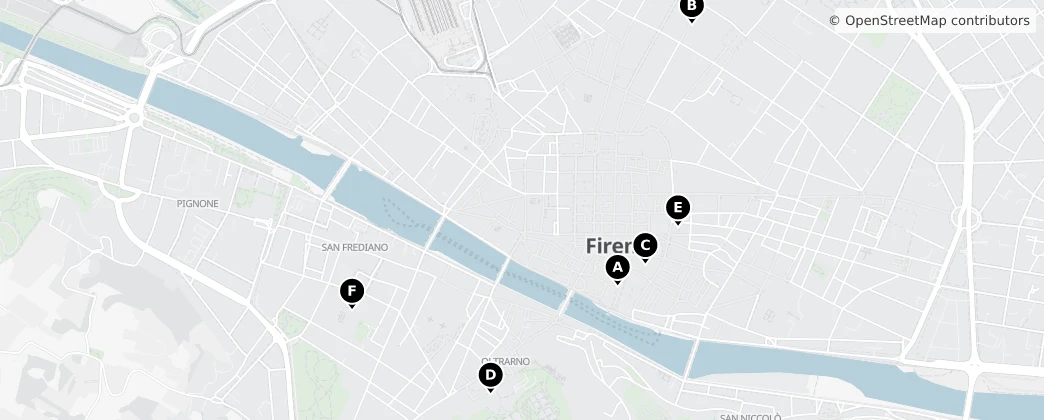 Map of Florence