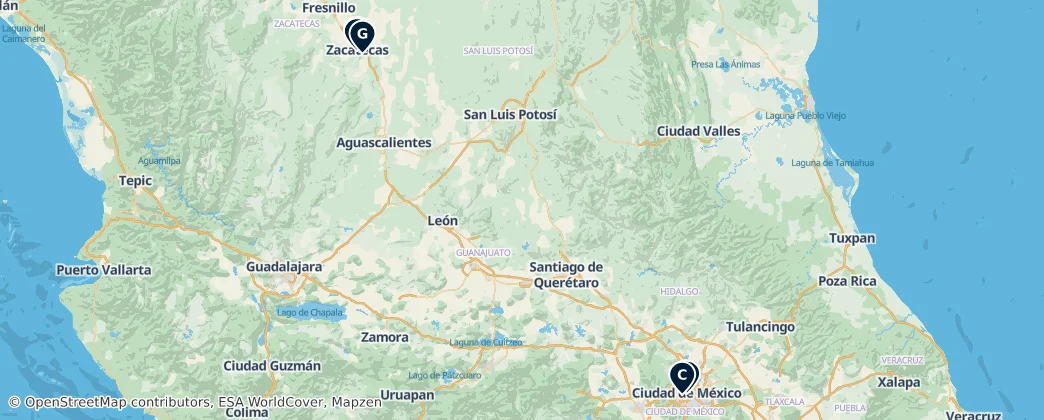 Map of Mexico