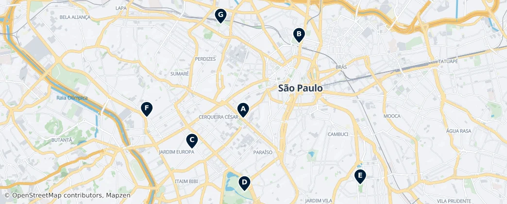 Map of Região Geográfica Intermediária de São Paulo