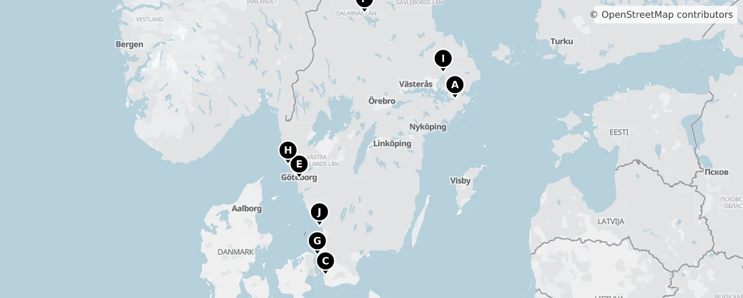 Map of Zweden