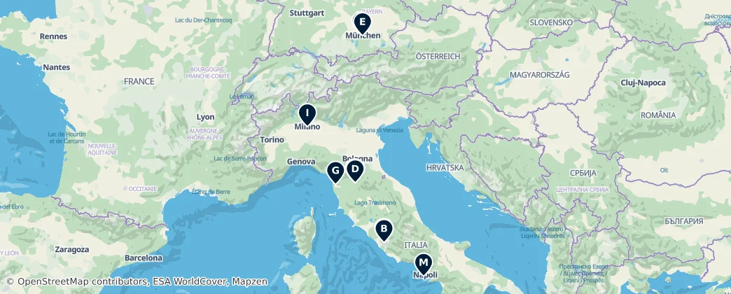Map of Italië