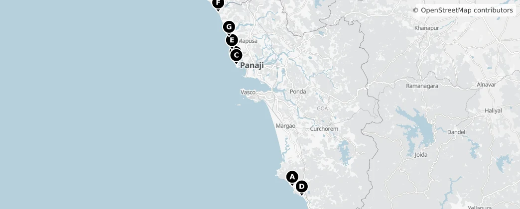 Map of Goa