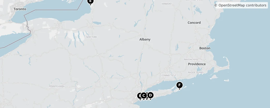 Map of New York