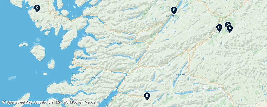 Map of Highland