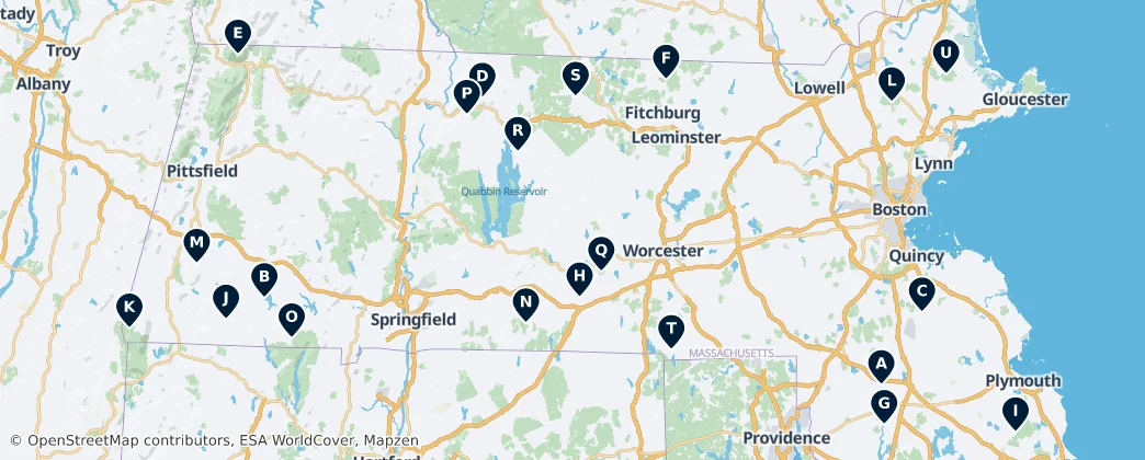 Map of Massachusetts