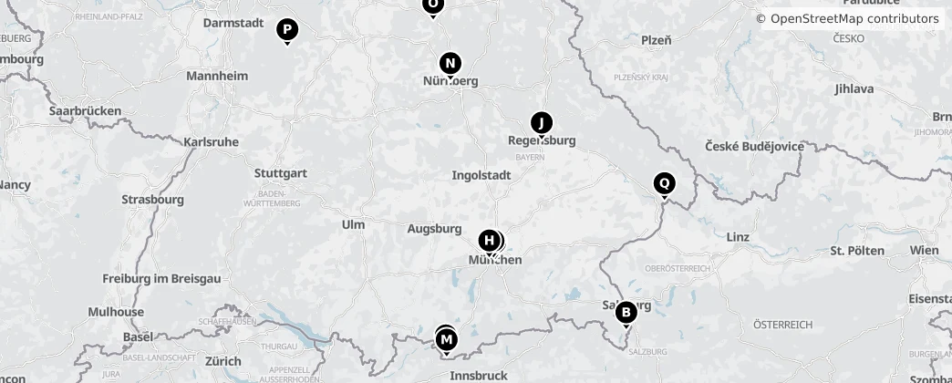 Map of Beieren