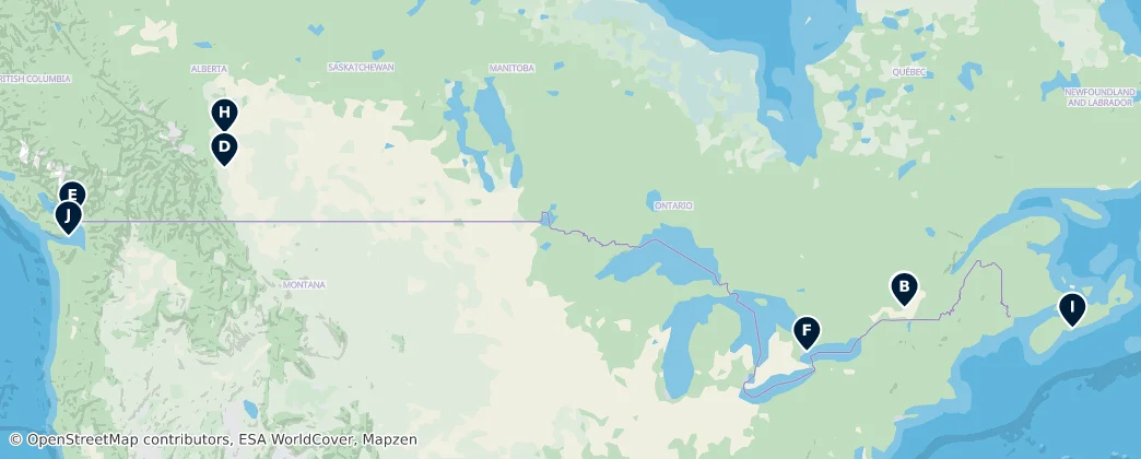 Map of Canada