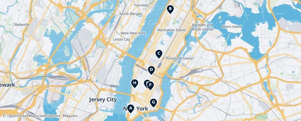 Map of New York