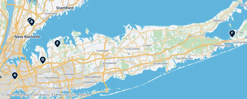 Map of New York