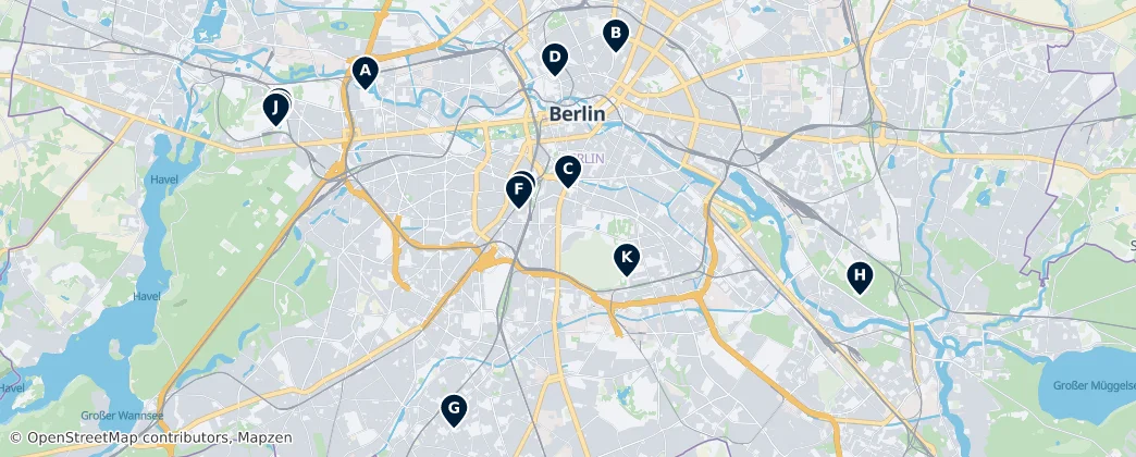 Map of Berlijn