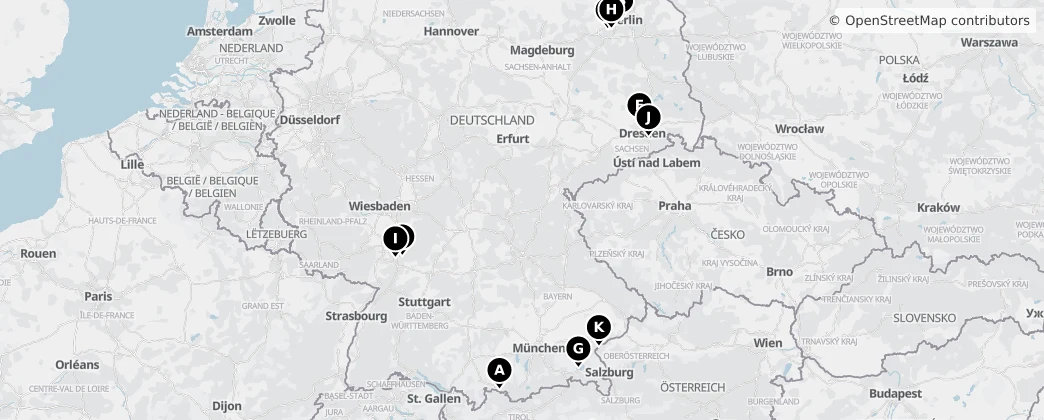 Map of Duitsland