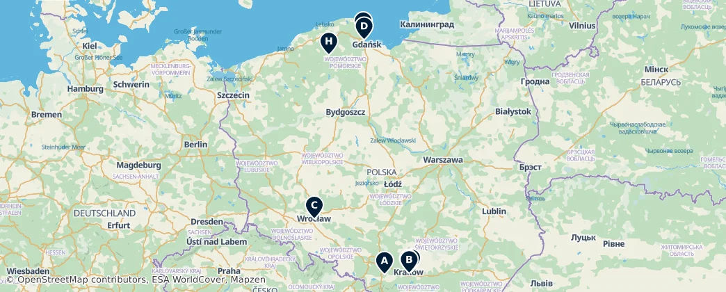 Map of Polen