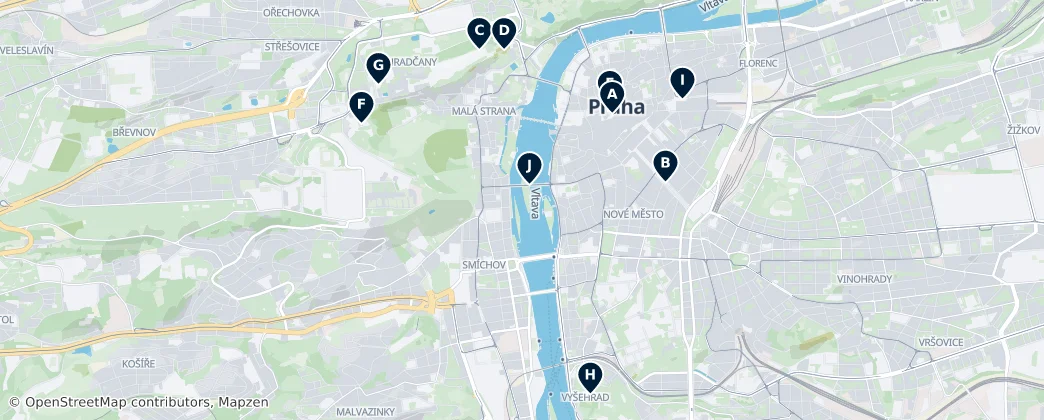 Map of Praag