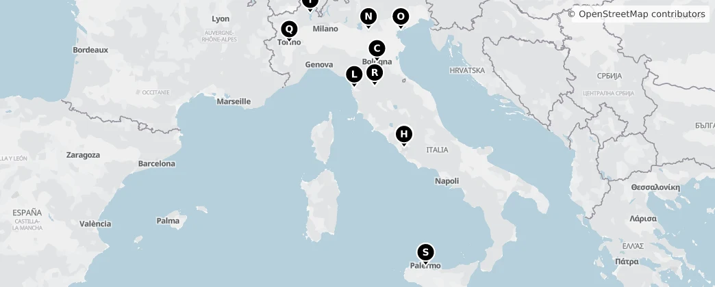 Map of Italië