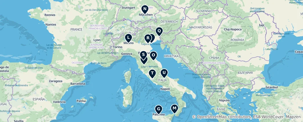 Map of Italië