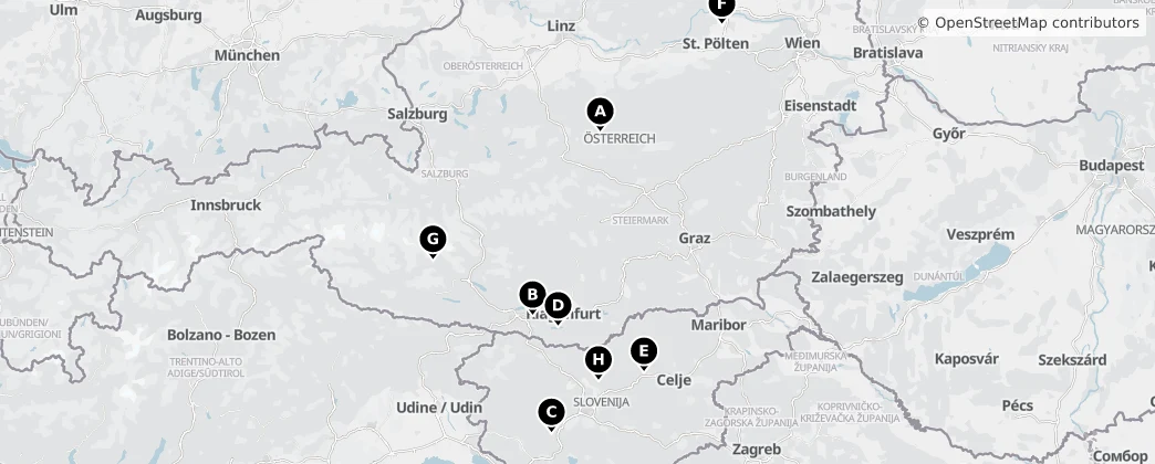 Map of Alpen
