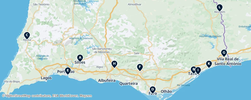 Map of Faro