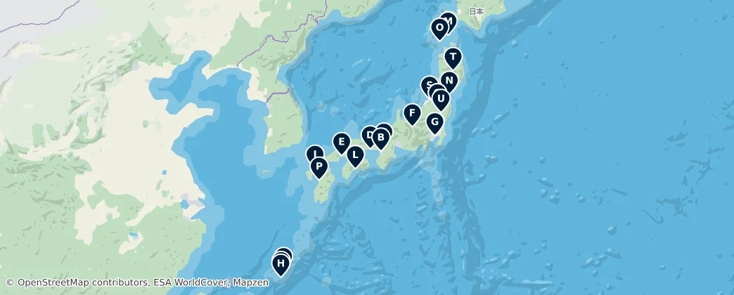 Map of Japan