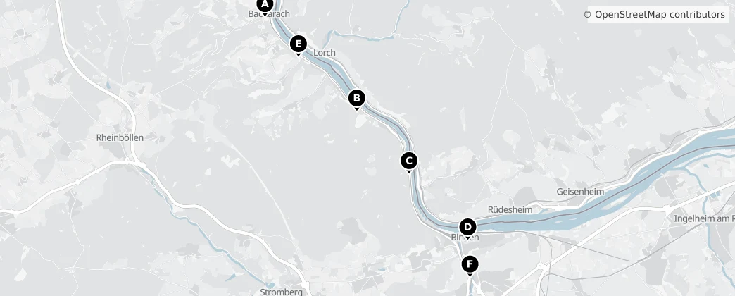 Map of Landkreis Mainz-Bingen