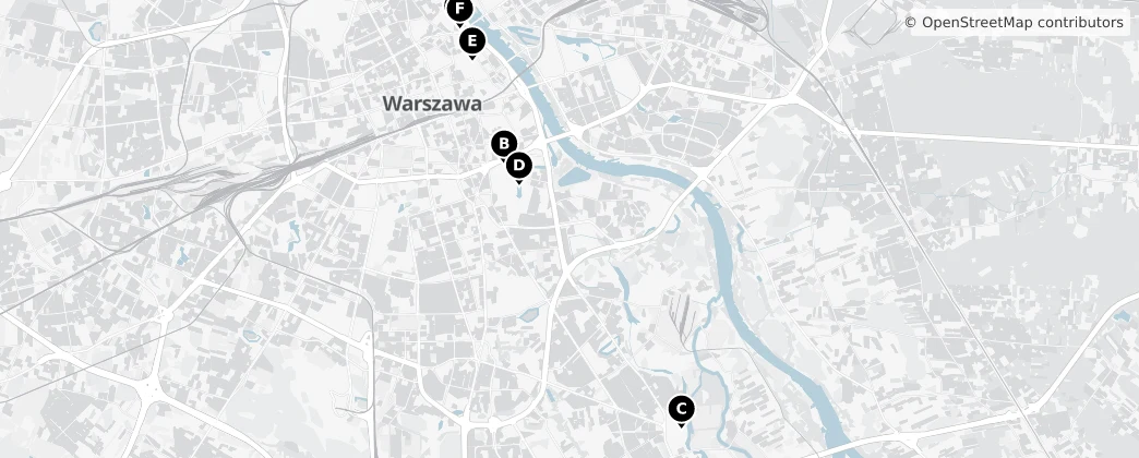 Map of Warschau