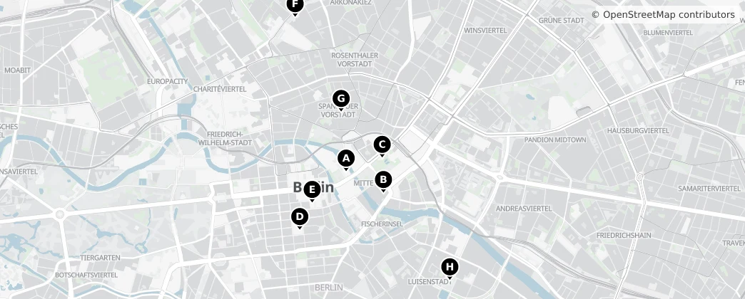 Map of Berlin-Mitte