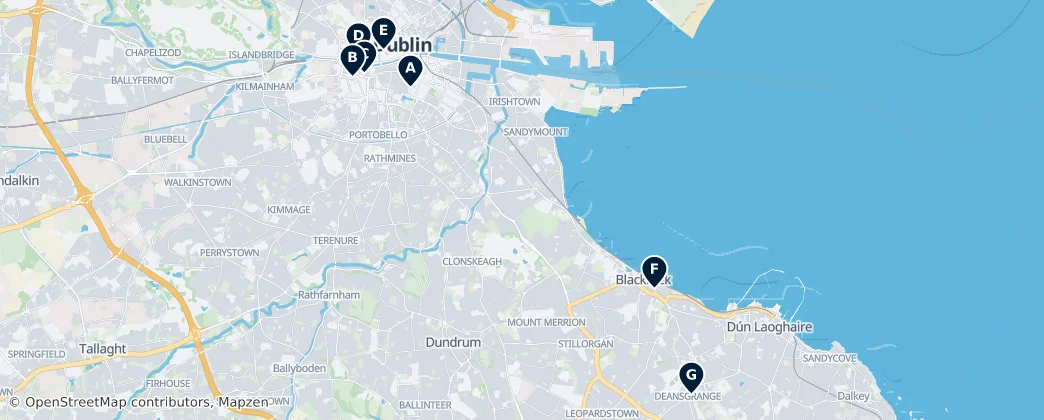 Map of County Dublin