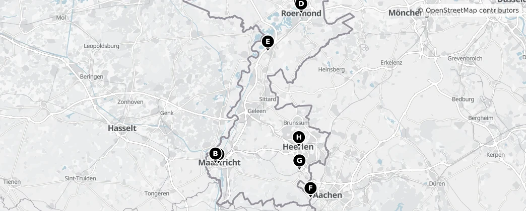 Map of Limburg